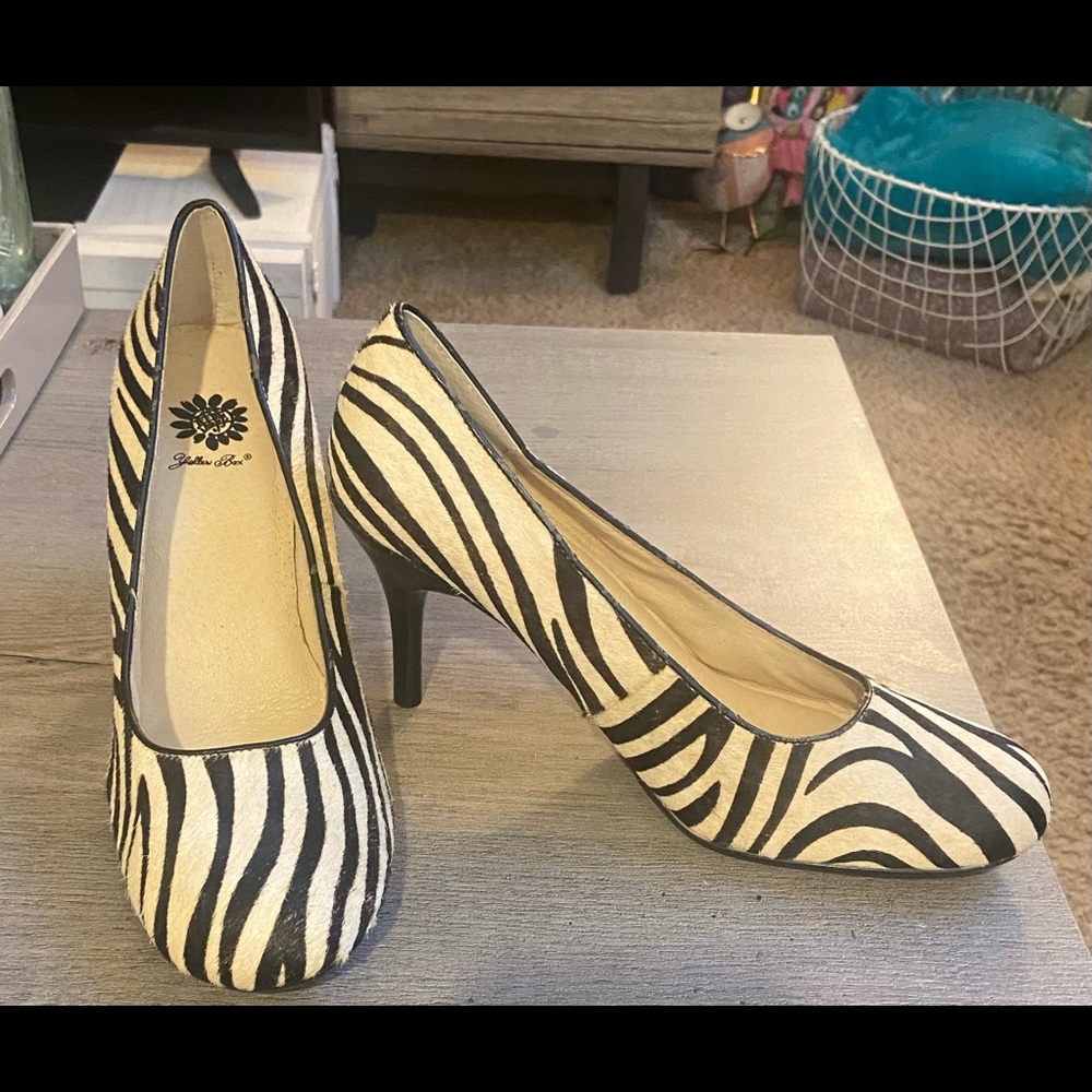 Yellow Box Heels